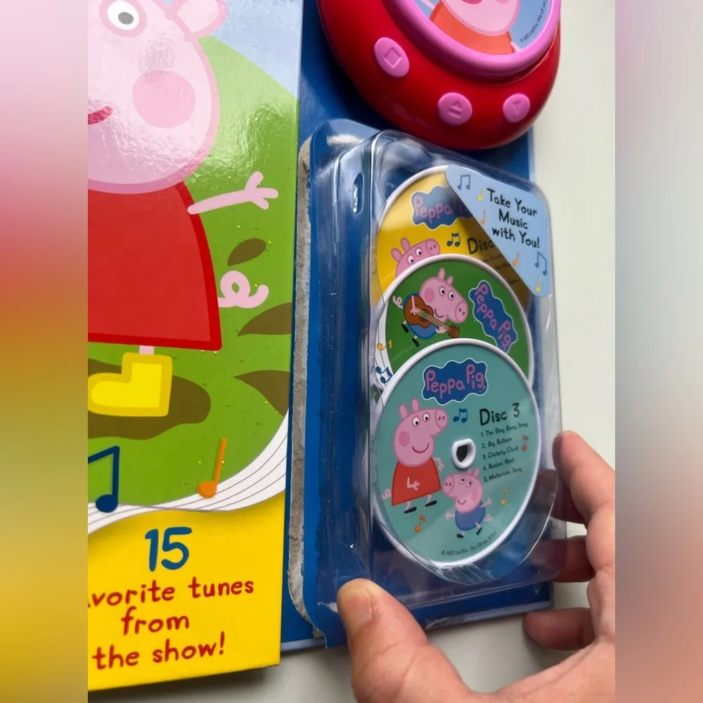 Peppa Pig: Music Player - (Music Player Storybook) by Meredith Rusu (Hardcover)